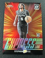 2024 Donruss Optic Rookie Stephon Castle #1 Silver HOLO Prizm🔥Express Lane (RC)