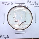 1970 SAN FRANCISCO KENNEDY SILVER HALF IN HIGH END PROOF CONDITION