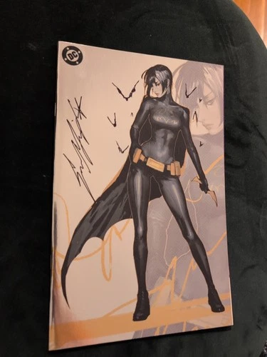 BATGIRL #4 FOIL REMARK SIGNED SOZOMAIKA COA BATMAN  EXCLUSIVE 1
