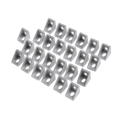  50 stücke 2020 Aluminiumlegierung Joint Eckwinkel L Halterung Verschluss für T