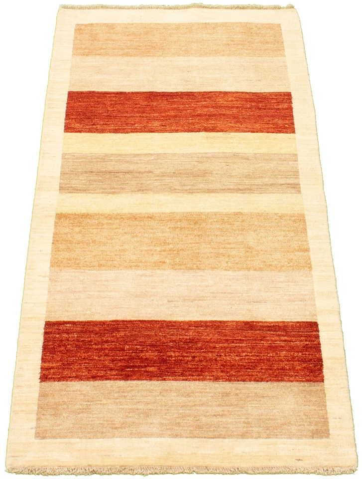 Beige 3'3" x 6'6" Hand-knotted Oriental Carpet Traditional Wool Area Rug - Image 2 of 4