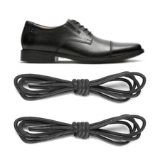 Waxed Shoe Laces for Oxfords Shoe, 3/32" 2.5mm Thin Dress Round Shoelaces St...