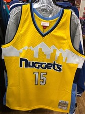 NIKOLA JOKIC NBA YELLOW JERSEY DENVER NUGGETS 2017 MENS