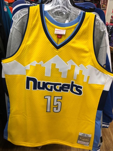 NIKOLA JOKIC NBA YELLOW JERSEY DENVER NUGGETS 2017 MENS