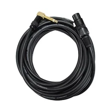 Audio2000's C23050 50 Ft 1/4" TS Right Angle to XLR Female Microphone Cable