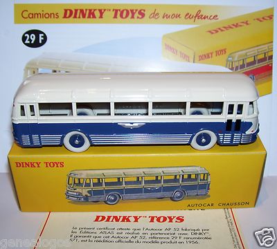 Dinky - DINKY TOYS - AUTOCAR AP 52 . CHAUSSON - Miniature Avec Sa Boite Et Certificat Reedition Atlas Echelle 1 66 1443653963