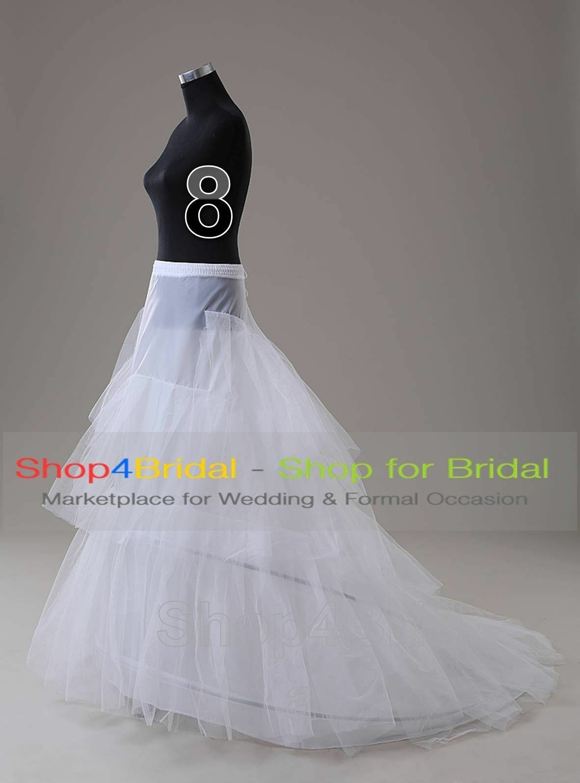 Wedding Bridal Petticoat Crinoline Dress Hoop/Hoopless/Mermaid/Fishtail ...