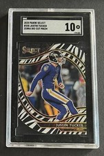 2020 Select #330 Justin Tucker Ravens Field Level Zebra SSP SGC 10
