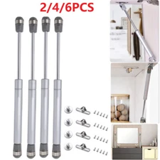 2/4/6 PCS Door Hinge Gas Spring Strut Prop Shock Lift Kitchen Cabinet Hydraulic