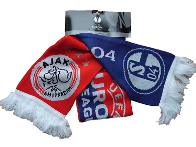 FC  Schalke  04 Begegungsschal Ajax Amsterdam Europa League Schal Gelsenkirchen 