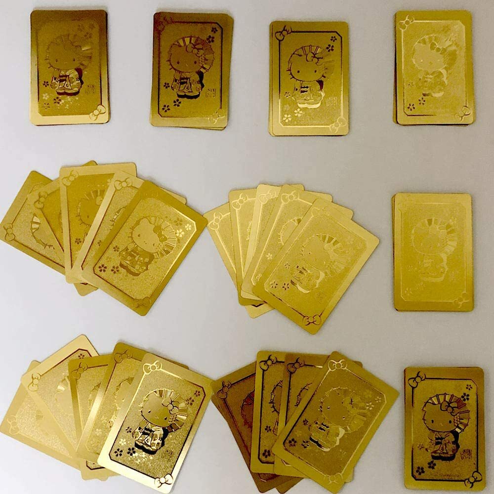 Hello Kitty Gold Playing Cards Trump Sanrio Japan Limited | eBay