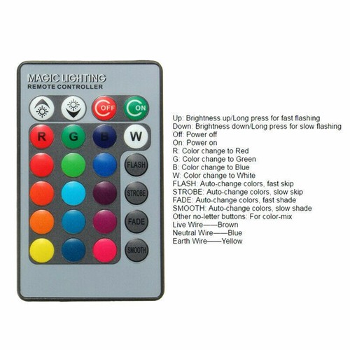 Foco submarino LED RGB 12V acuario iluminación jardín lámpara estanque fuente - Imagen 11 de 15