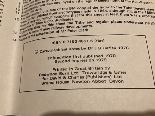 David & Charles reprint of 1st Edition MAP of Northwich, Black & White. - Picture 5 of 8