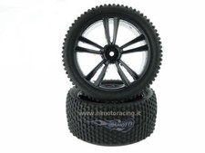 31310B PAIR COMPLETE REAR WHEELS BUGGY TANTO OFF ROAD 1:10 E10XB HIMOTO