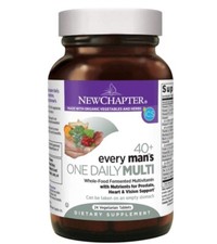 New Chapter Every Man's One Daily 40 Multivitamin Energy Heart Immune 91618384
