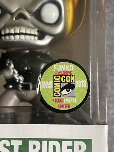 Funko Pop! Marvel Metallic Ghost Rider SDCC LE480 #18. 1311 - Picture 2 of 8