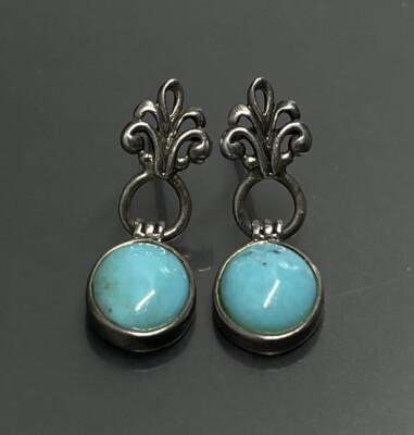 Barse Women's Earrings Pierced Sterling Silver 925 Turquoise