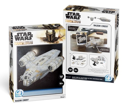 STAR WARS MANDALORIAN RAZOR CREST 3D PUZZLE - 140 PEZZI - 4D CITYSCAPE - Foto 2 di 8