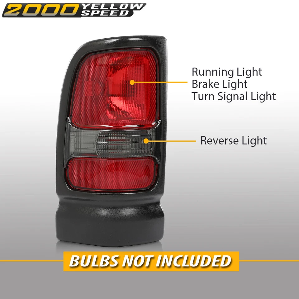 Fit For 1994-2001 Dodge Ram 1500 94-02 2500 3500 Pickup Tail Lights Brake Lamps - Imagem 3 de 4