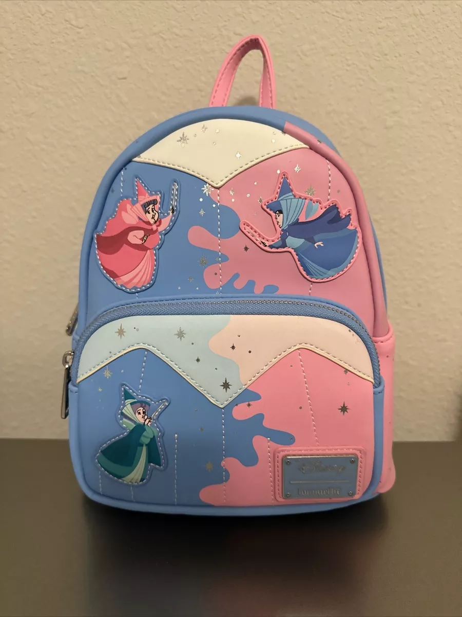 Sleeping Beauty “Make It Pink! Make It Blue!” Loungefly Mini Backpack  Fairies | eBay