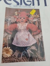 DESIGN 1 Soft Sculpture Samantha Scarecrow New
