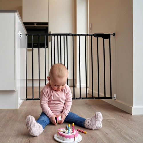 DOLLE Treppenschutzgitter Kinderschutzgitter Metall 74,4 bis 113 cm Bohrmontage - Bild 23 von 31