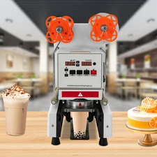 Fully Automatic Coffee Boba Bubble Tea Cup Sealer Electric Sealing Machine 350W
