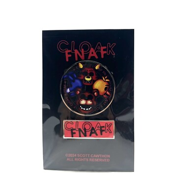 Cloak x Five Nights at Freddy s FNAF Pin Set OS NEW SEALED IN HAND