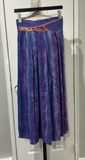 Marsha Brander Palazzo Pants Size 8 Gaucho Wide Leg High Waist Vintage 80s 90s