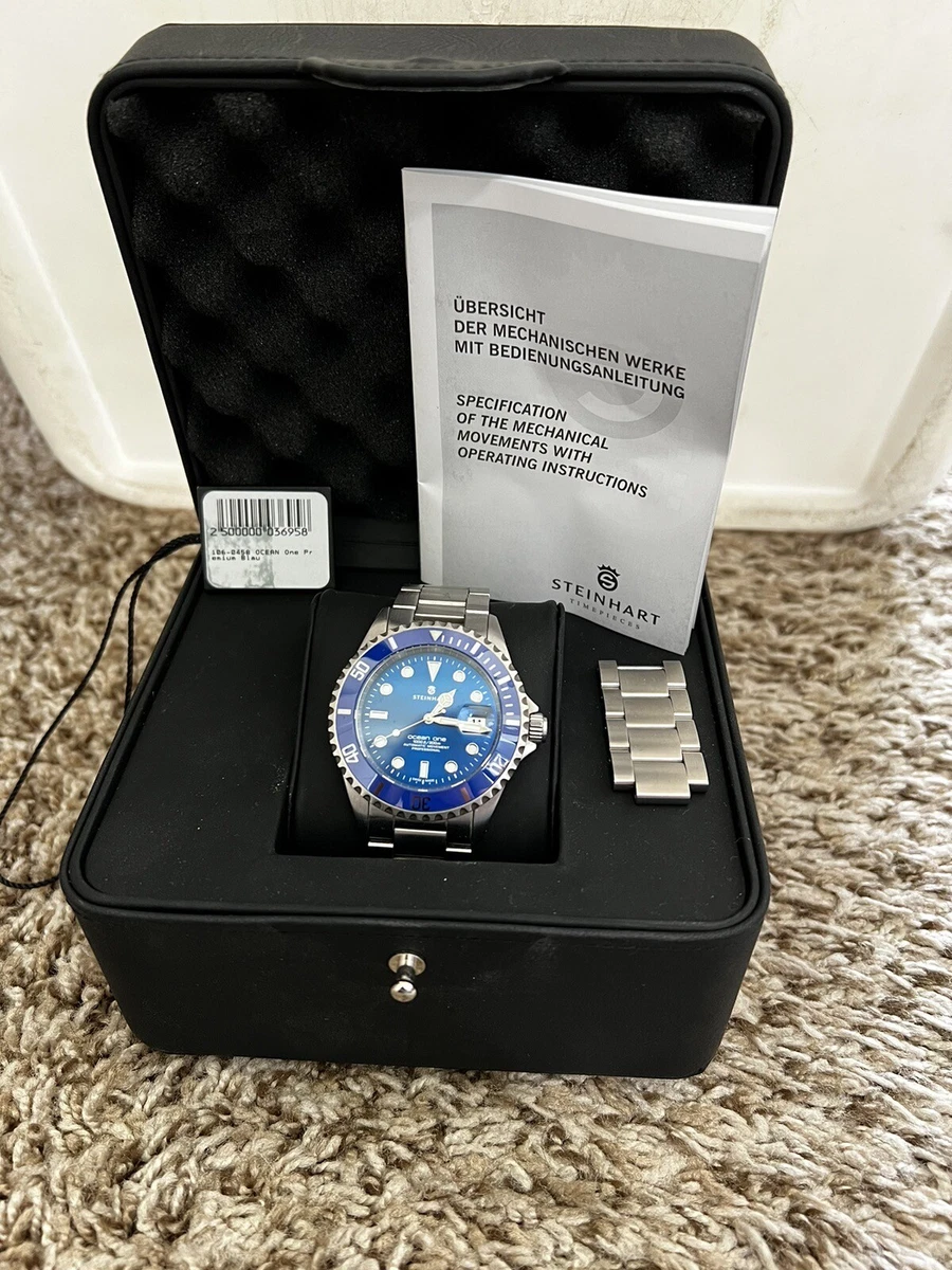 Steinhart Ocean One 42mm Premium Blue 2892A2 Movement eBay