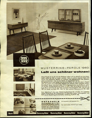 Pattern Ring -- Let's Live More Beautiful -- Slogan 1960 -- Advertising from 1960 -