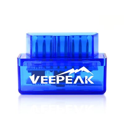 Veepeak Mini Bluetooth OBD II Scanner for Android ONLY Auto Check Engine Ligh...
