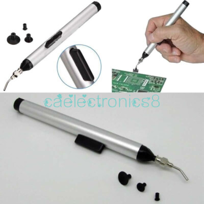 L7 IC SMD SMT Easy Pick Picker Tool Vacuum Sucking Pen 3 Suction Headers FFQ 939