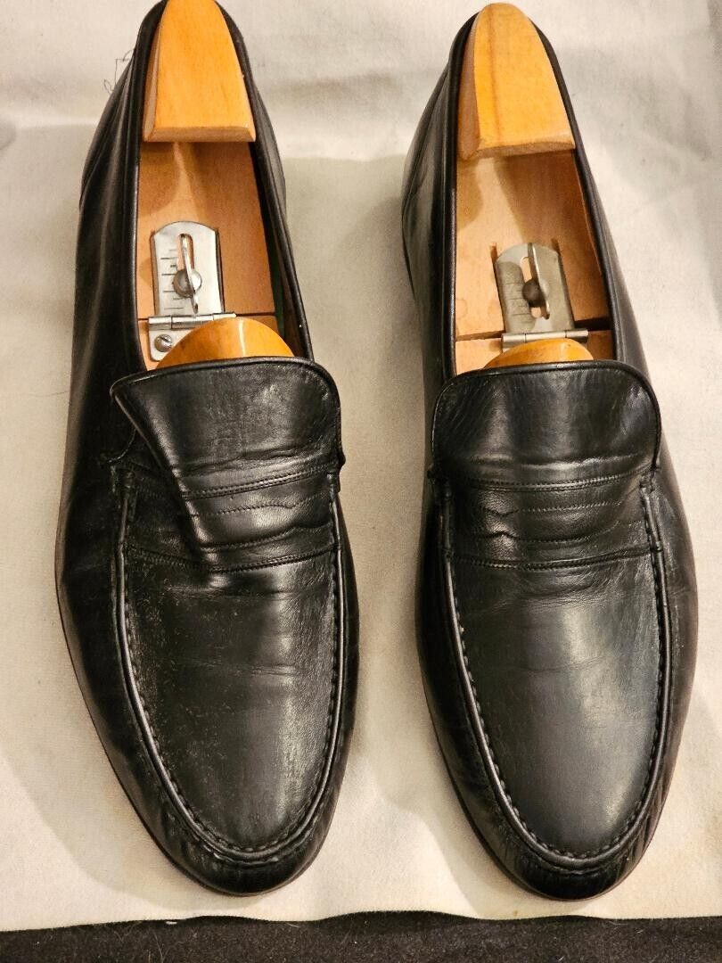 Bally vintage black loafer shoes with professional shape Bally vintage black loafer shoes with professional shape