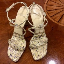 Vera Wang High Heel Sandals Women Multicolored Strappy Size 8.5 M