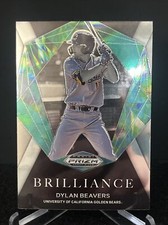 2022 Panini Prizm Draft Picks Baseball Dylan Beavers Brilliance #BR-DB - Giants 