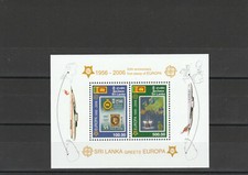 Sri Lanka MiNr. Bloque 102 MNH, 50 años CEPT