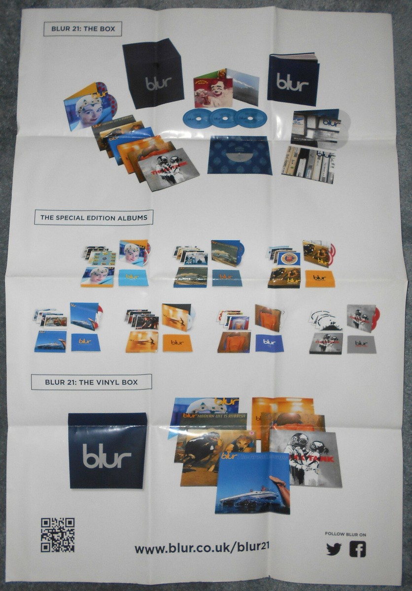 blur 21 vinyl box 7枚組レコードボックス　ブラー 21周年 Amazon.com: Blur 21: The Vinyl Box: CDs & Vinyl