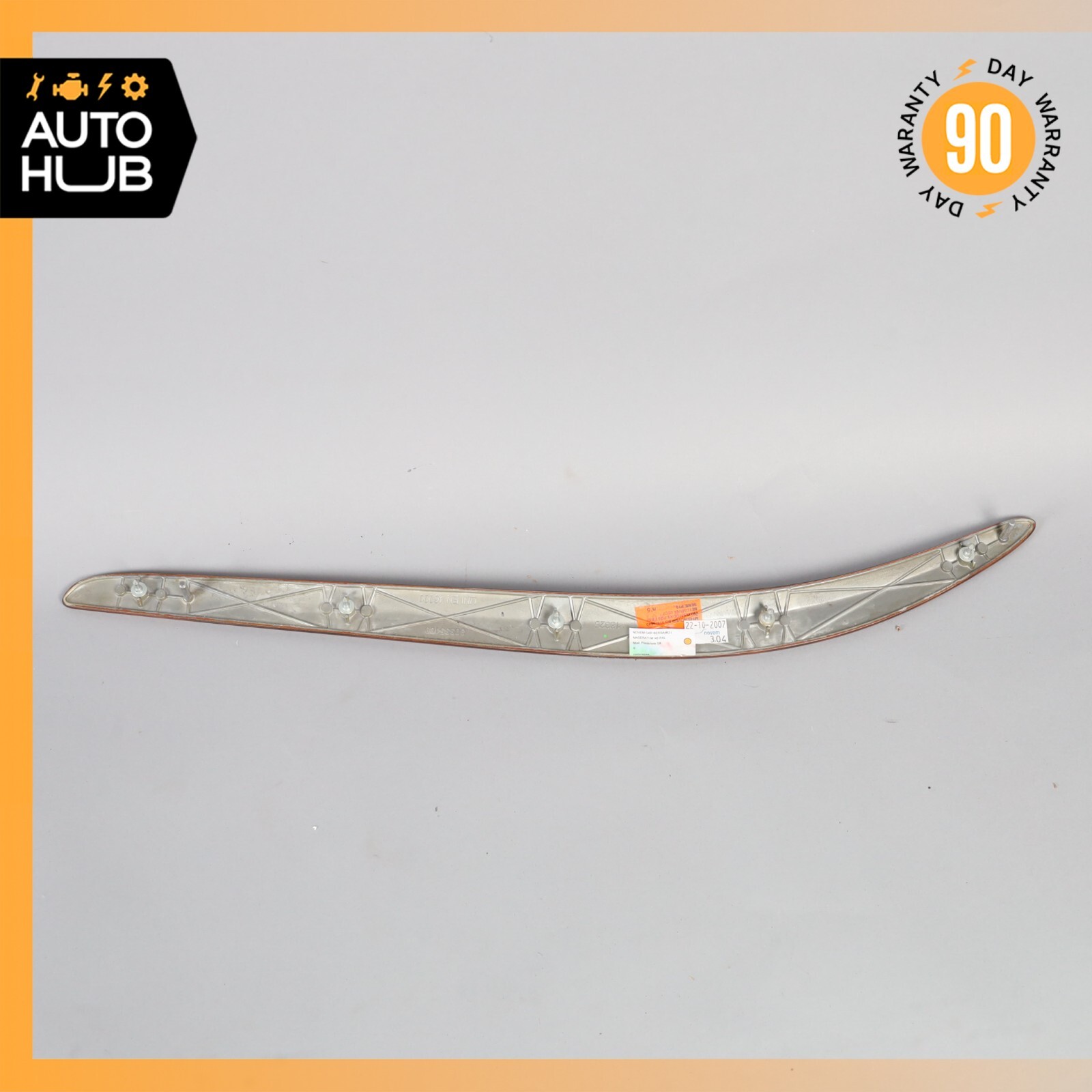 08-18 Maserati GranTurismo M145 Rear Left Driver Side Door Panel Trim Wood OEM