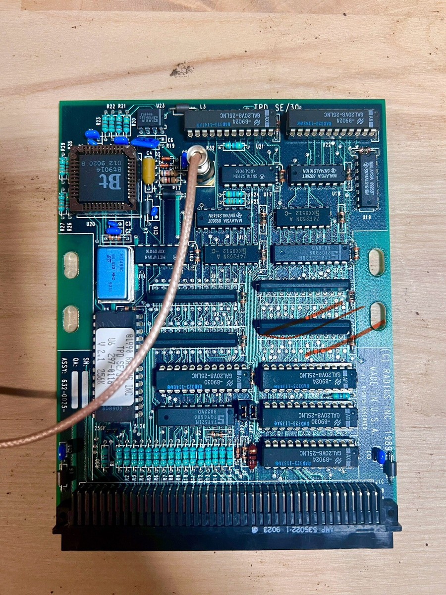 Apple Macintosh SE/30 Radius TPD PDS Video Card | eBay