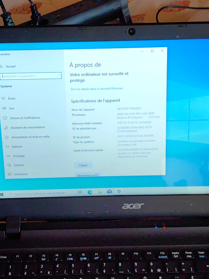 CARTE Mère LA-D661P pour Acer Aspire ES1-523 AMD A8-7410 avec Radeon R5 Graphics - Photo 4/4