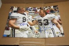 THE LONGEST YARD BILL ROMANOWSKI & KEVIN NASH DUAL SIGNED 11X14 PHOTO BECKETT