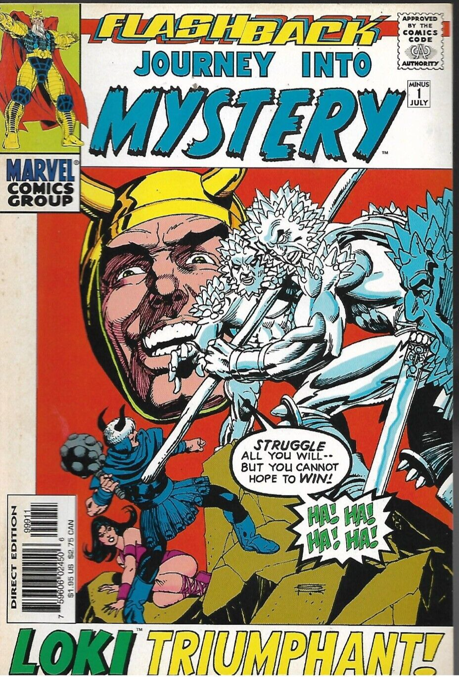 JOURNEY INTO MYSTERY (1996) #-1 (#MINUS 1 FLASHBACK) - Back Issue