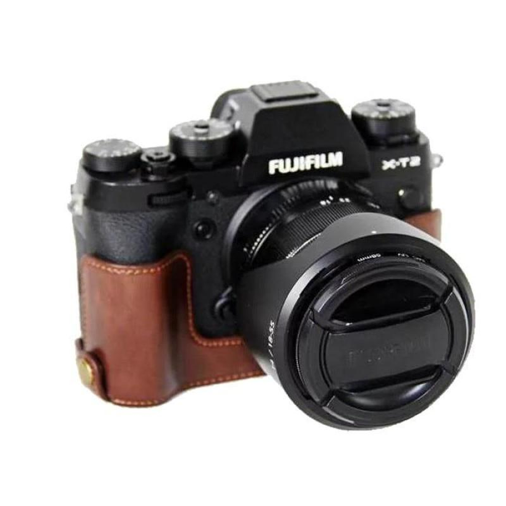 PU Leather Camera Case Half Bag For FujiFilm XT2 XT3 FUJI XT2 XT3 Camera eBay