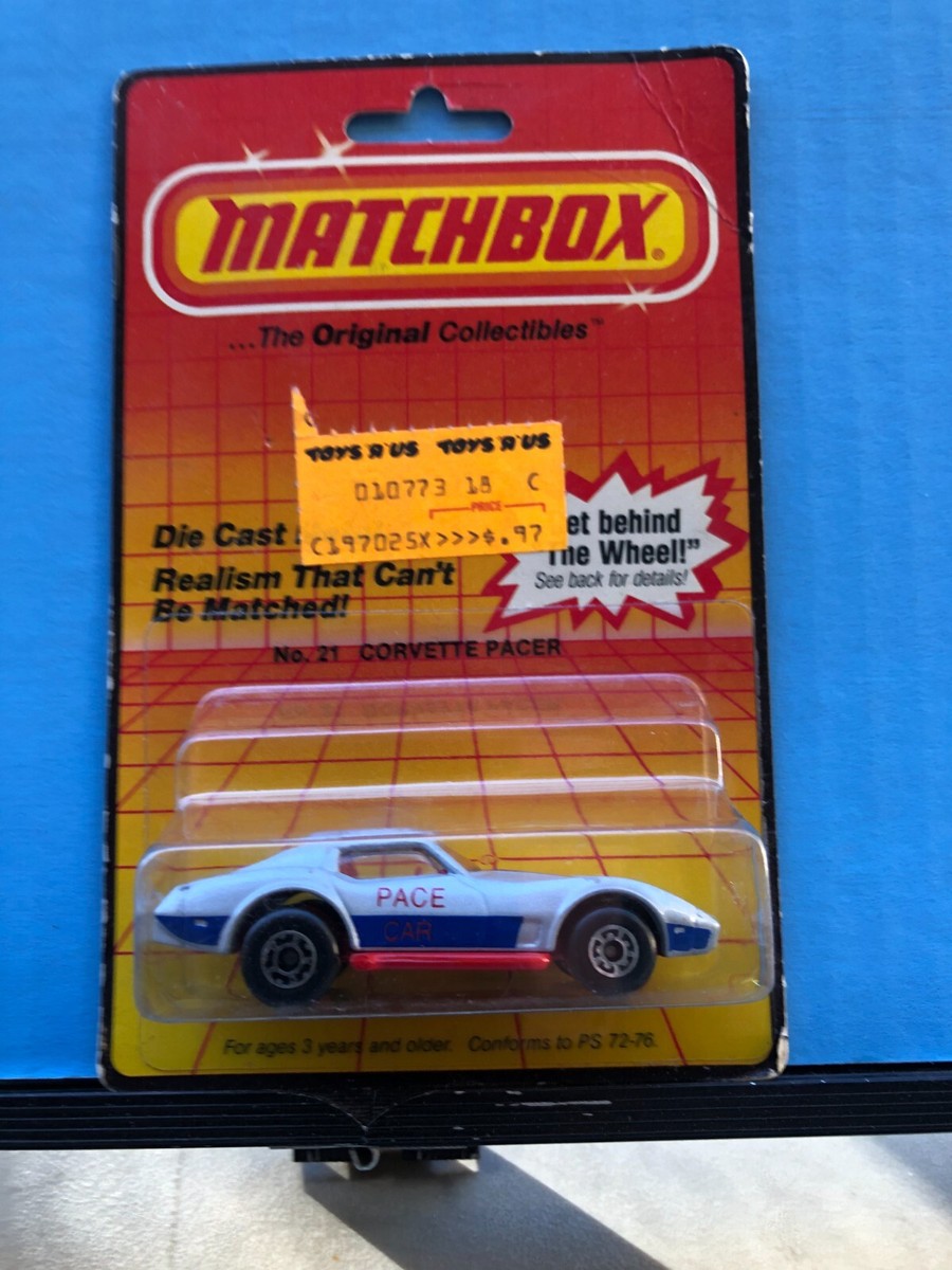 1/64 MATCHBOX #21 CHEVROLET CORVETTE PACER PACE | eBay
