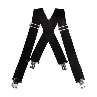 Motorcycle Trouser Braces > BikeIt Heavy Duty 2'' HD Elasticated One Size - Black