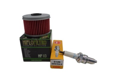 Honda Rancher TRX350ES Tune Up Kit NGK Spark Plug Oil Filter