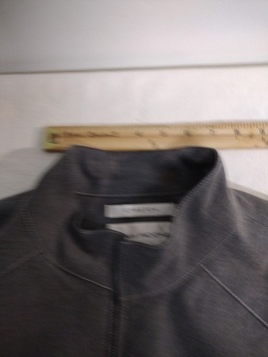 Evan-Picone Blazer 24W Gray Lined Full Zipper Suit Jacket Stretch - Picture 12 of 22