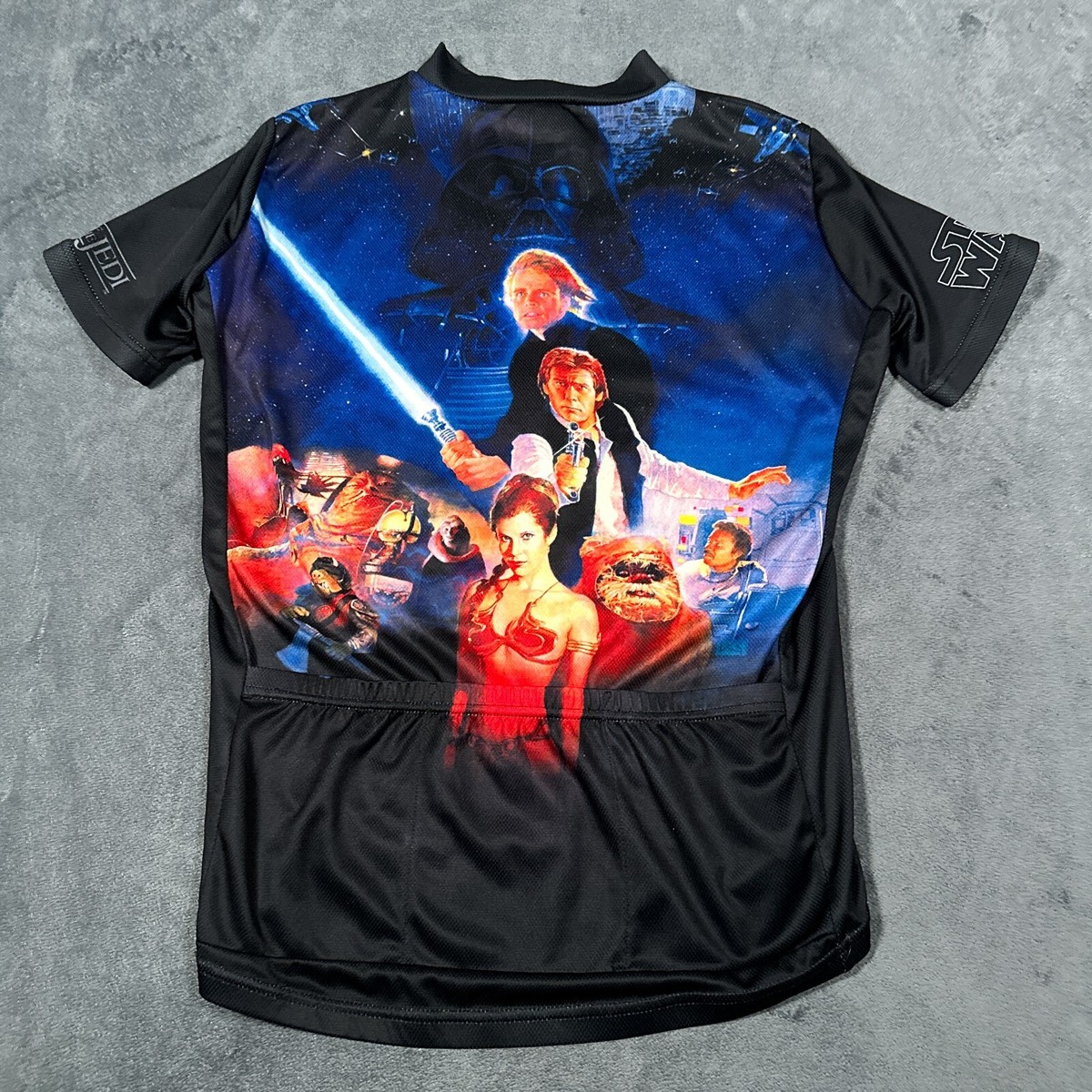 Star Wars Return of the Jedi Cycling Jersey Mens Medium 3/4