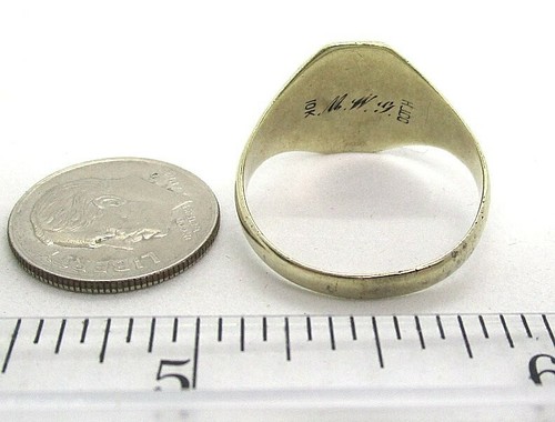 10K Yellow Gold 1930 Riversford High School Ring MGW 5.3 grams size 10 lor 35r5 - Picture 5 of 5